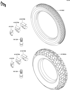 EX250 Покрышки