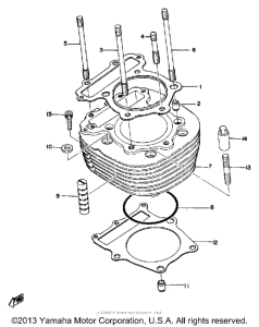 XT500G Цилиндры