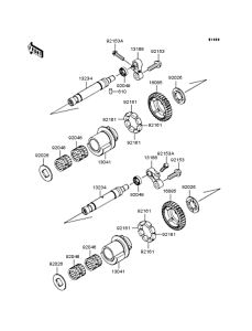 ZG1400 Валансирный вал