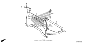 NHX110 Подножка