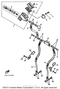 XV1100D Главный тормозной цилиндр