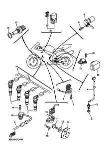 YZF-R6R Электрические детали