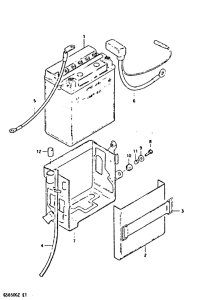 GS650 Аккумулятор