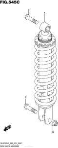  Rear Shock Absorber (Dr-Z125L E33)