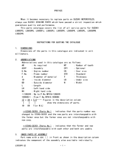 LS650 Catalog preface