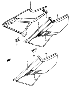 RG50 Обтекатель задний