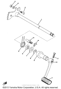 XS500B Переключение скоростей