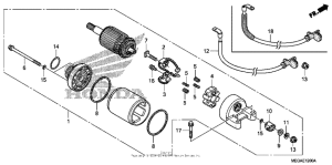 VT750CA Стартер