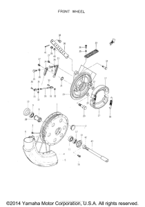 TD1B Переднее колесо