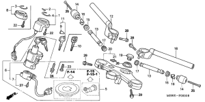  Handle pipe / top bridge