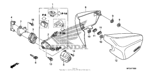 VT750C2 Боковые обтекатели