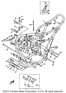 XS2 Frame - engine bracket