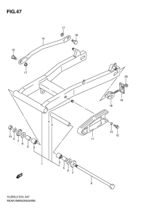 VL250 Маятник задний