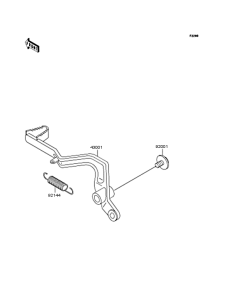  Педаль тормоза