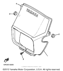 XT600W Обтекатели
