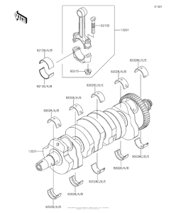 ZR800 Коленвал