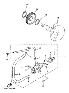 YN50R Масляный насос
