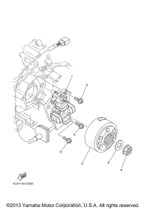 YZ125Z Генератор