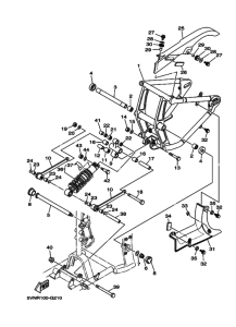XV1700ATS XV17ATSZ Задний рычаг и подвеска