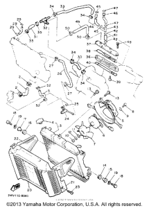 XVZ12DWC Radiator - hose