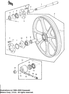 Front wheel / hub