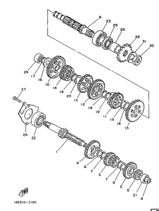 TY125 Трансмиссия