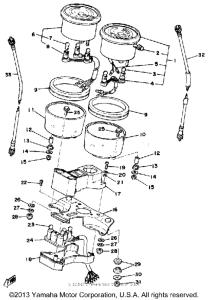RD400E Speedometer tachometer