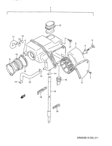 DR650 Воздухоочиститель