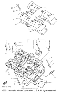 XJ600SE Головка цилиндров