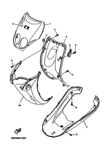 YN100 Щиток облицовочный