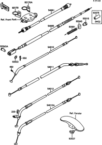 EN500 Тросы управления