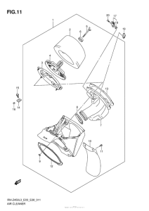 RM-Z450 Воздушный фильтр