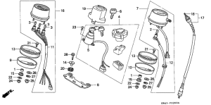 CD250 Meter / key set