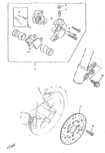 CW50RSP Передний тормоз