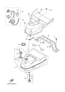 VP300 Топливный бак