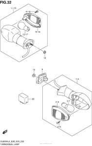 DL650 (ABS) Сигналы поворотов