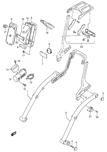 VS800 Frame handle grip