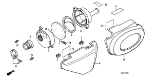 Z50J Air cleaner / side cover