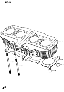 GS1100 Цилиндр