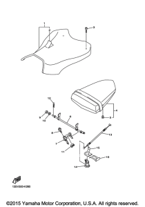 YZF-R6 Сиденье