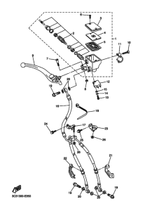 FZ1-S Передний тормозной цилиндр