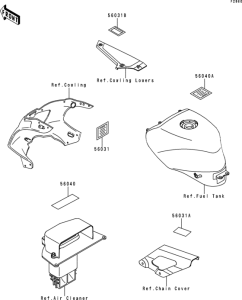 ZX400 Лейбл предостережения