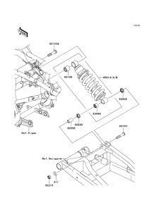 ER650 Подвеска / амортизатор