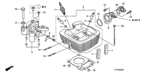 CBF150 Головка цилиндров