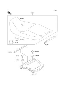 ZX1100 Сиденье