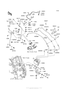 ZG1400 Тормозные трубки