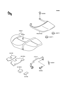 ZR400 Сиденье