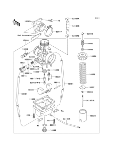 KX65 Carburetor(1 / 2)(kx065-a1)