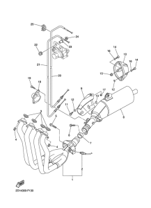 FZ1-N Выхлопная система