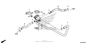 VT750C2B Клапан нагнетание воздуха